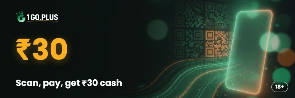 1GO Plus QR Exclusive: scan, pay, get ₹30 cash