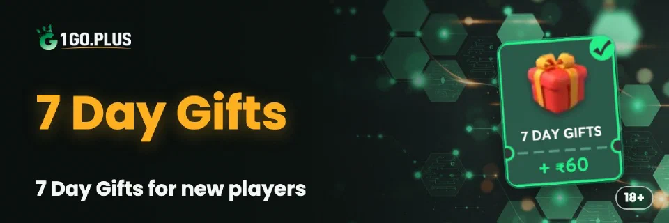 1GO Plus 7 Day Gifts for new players