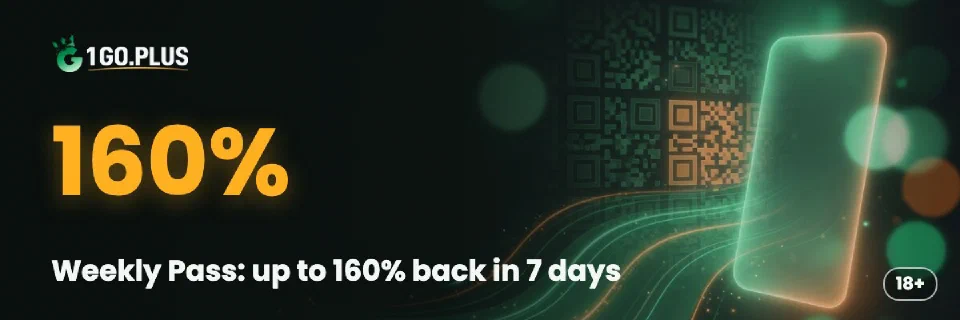1GO Plus Weekly Pass: up to 160% back in 7 days